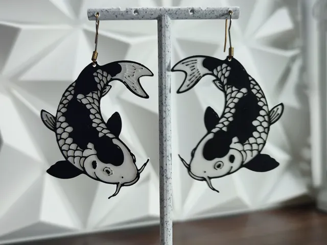 Aretes Zen Koi Duo