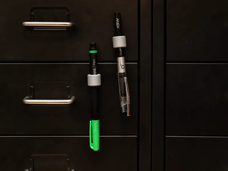 Magnetic Pen Holder - Sharpie and Sharpie Pen
