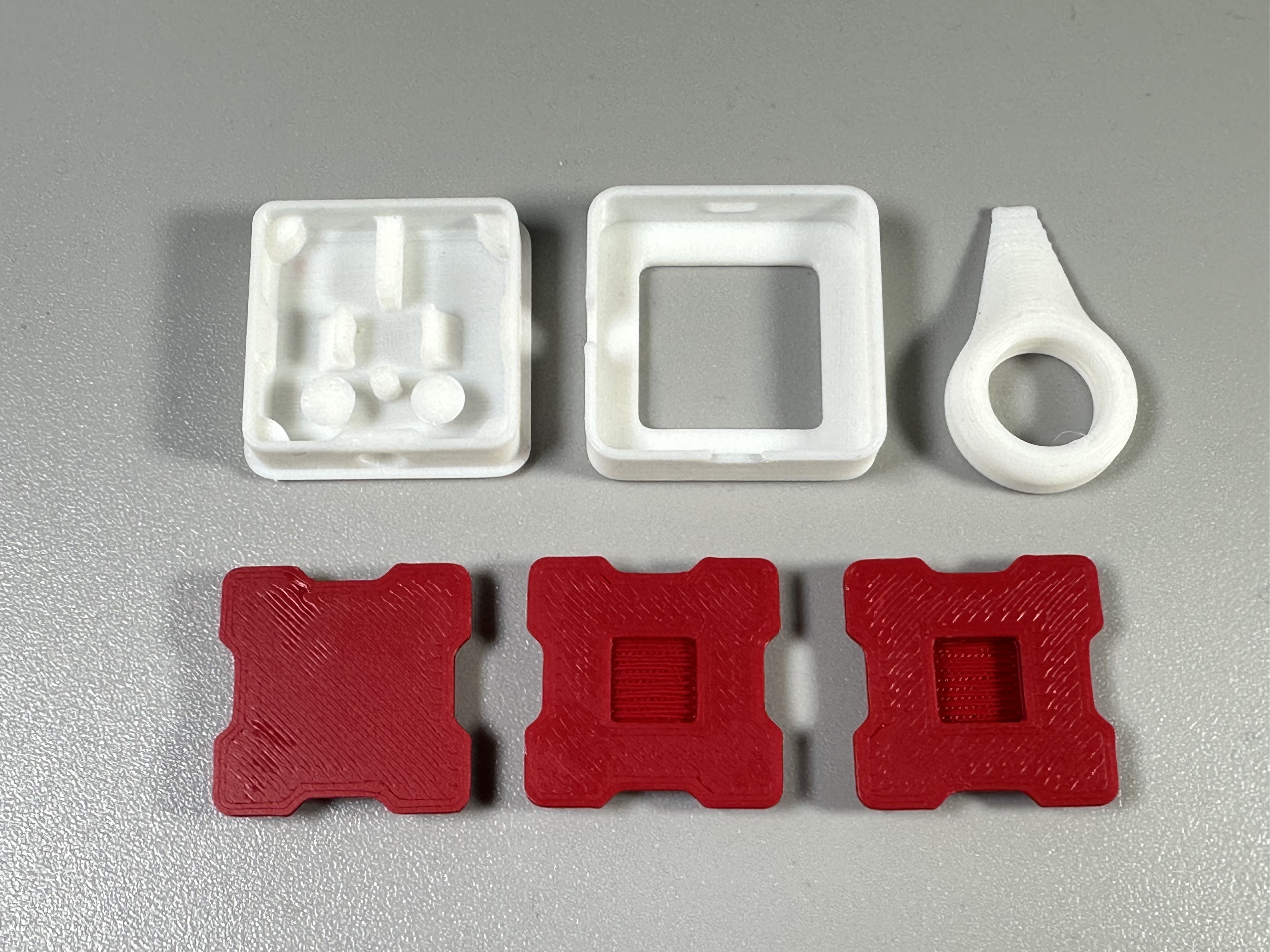 Miniatura 2 do modelo 3D Tactile Push Button Case | Square |Snap-Fit