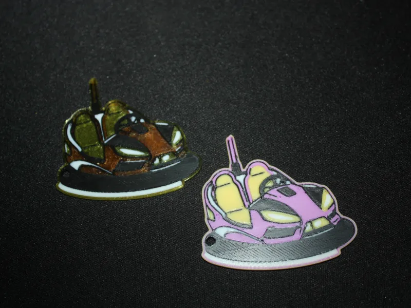 Autoscooter Schlüsselanhänger ( Keychain ) 