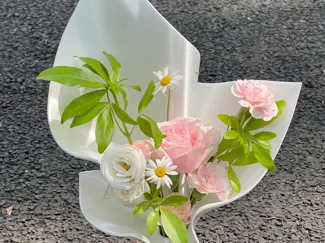 迷你小花束一体式包装壳