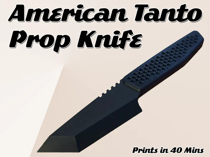 American Tanto Prop Knife