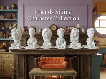 Figura decorativa: Friends Sitting Character Collection - Chibis — vista de referencia 3