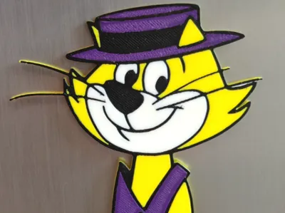 Top Cat Bust fridge magnet