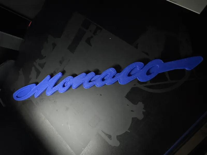 Monaco Sign / Schild