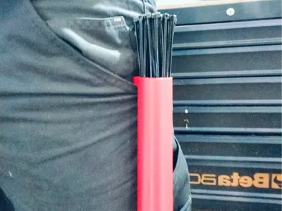 pocket zip tie holder