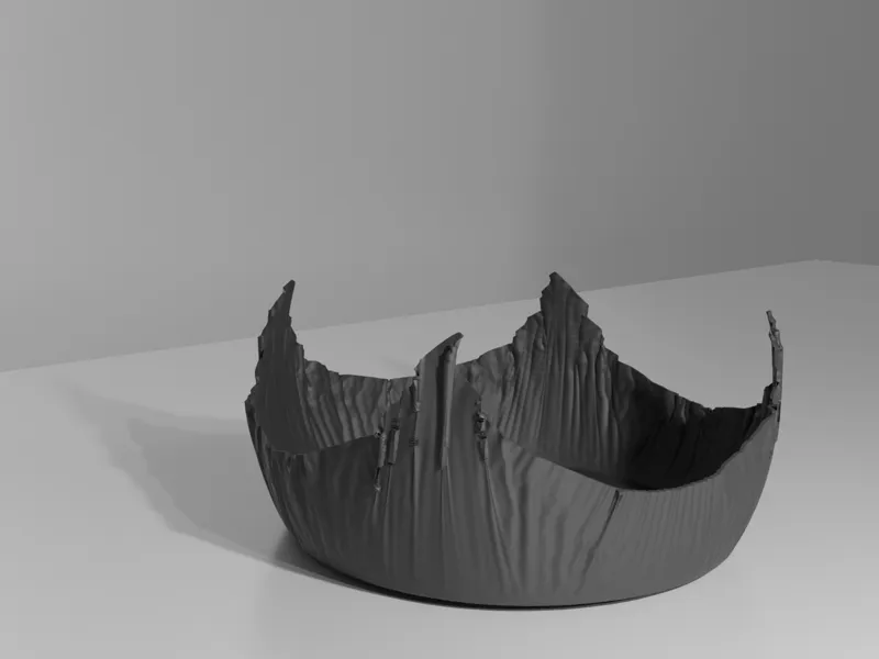 Cloth Cascade Bowl