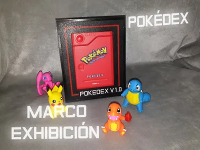 Pokédex - display frame for wall or table