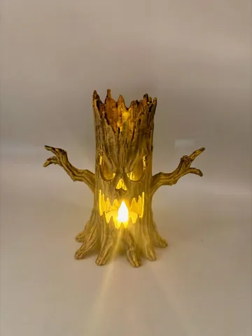 Modelo para impresión 3D: Haunted Hollow Stump — vista de referencia 3