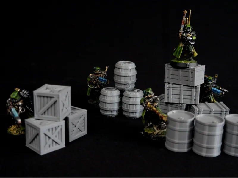 Terrain boxes and barrels
