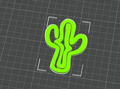 flexible cactus Bookmark