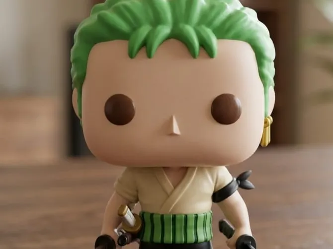 Figurine Zoro façon Funko Pop — One Piece