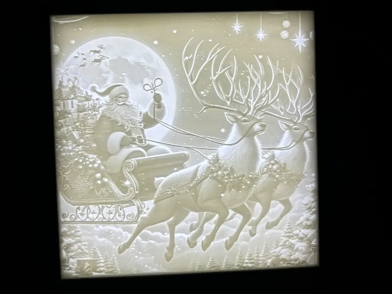 Weihnachtsmann Lithophane