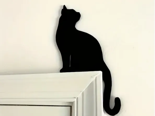 Chat pour porte