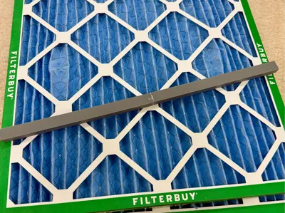 AC Filter spacer for two 20" by 20" filters