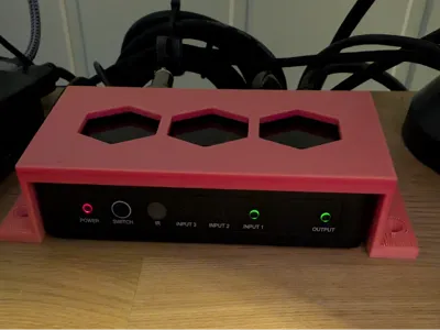 Under-Desk HDMI Switch Mount — HAMA 5-port