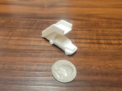 Table Top Game Piece Staircase Truck