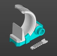 Two colors plastic spring
