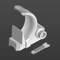 Single color plastic spring