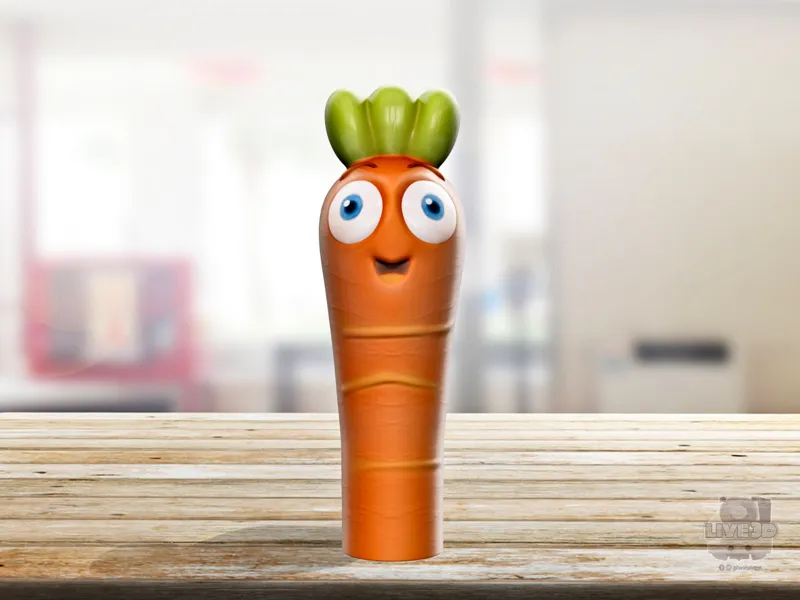 Carrot Pen and Pencil Cover