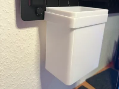 Ikea Skadis Trash Can + Removable Holder