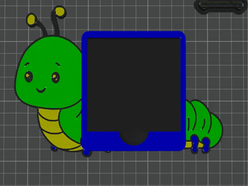 Cute Caterpillar Cutie Post-It Note Holder