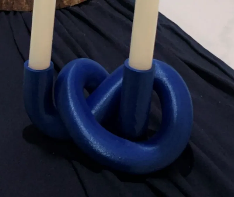knot candel holder