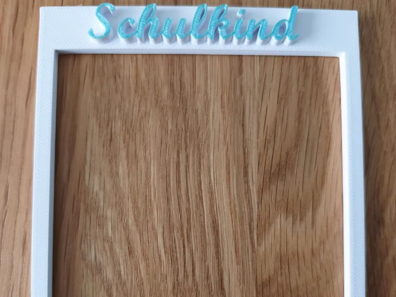 Fotorahmen Schulkind
