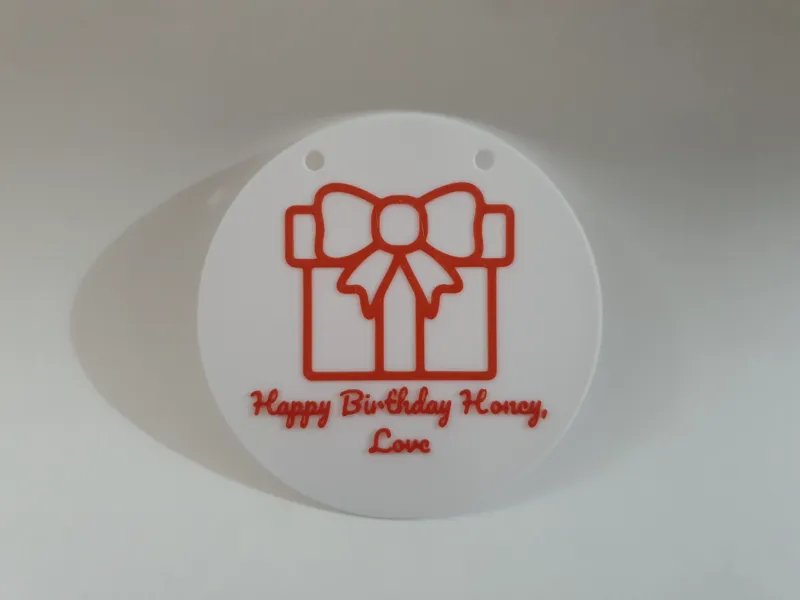 Happy Birthday Honey made with Sign MakeMySign