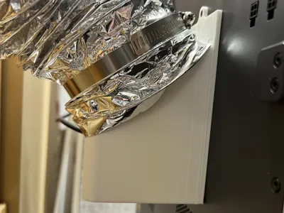 Poop Chute Vent Hose Adapter for H2S/D/C