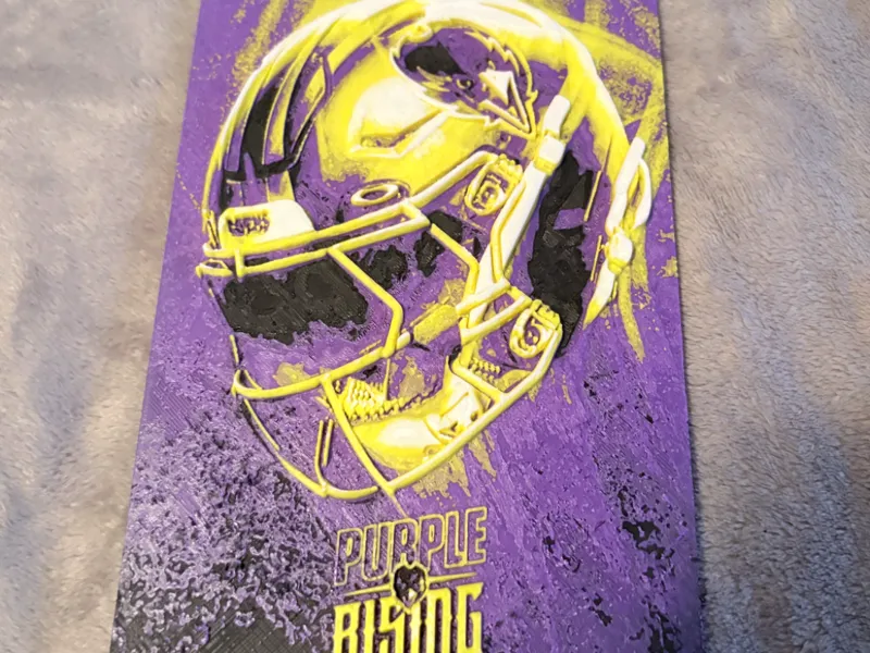 Ravens rising purple