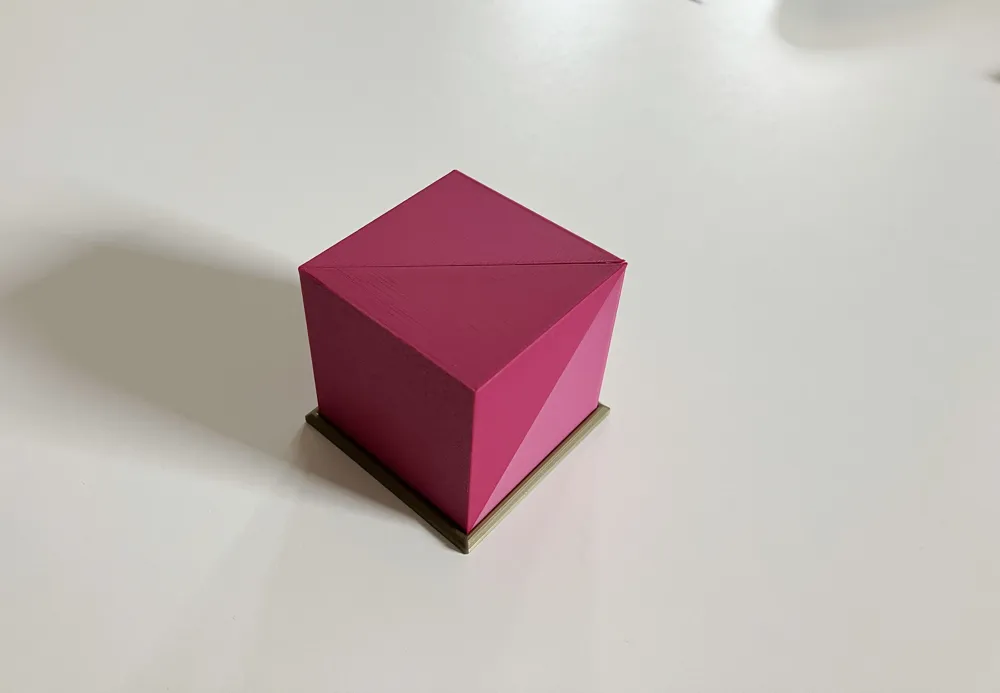 Cube and pyramid - Free 3D Print Model - MakerWorld