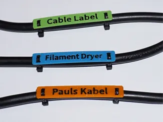 Zip Tie Cable Label (customizable text)
