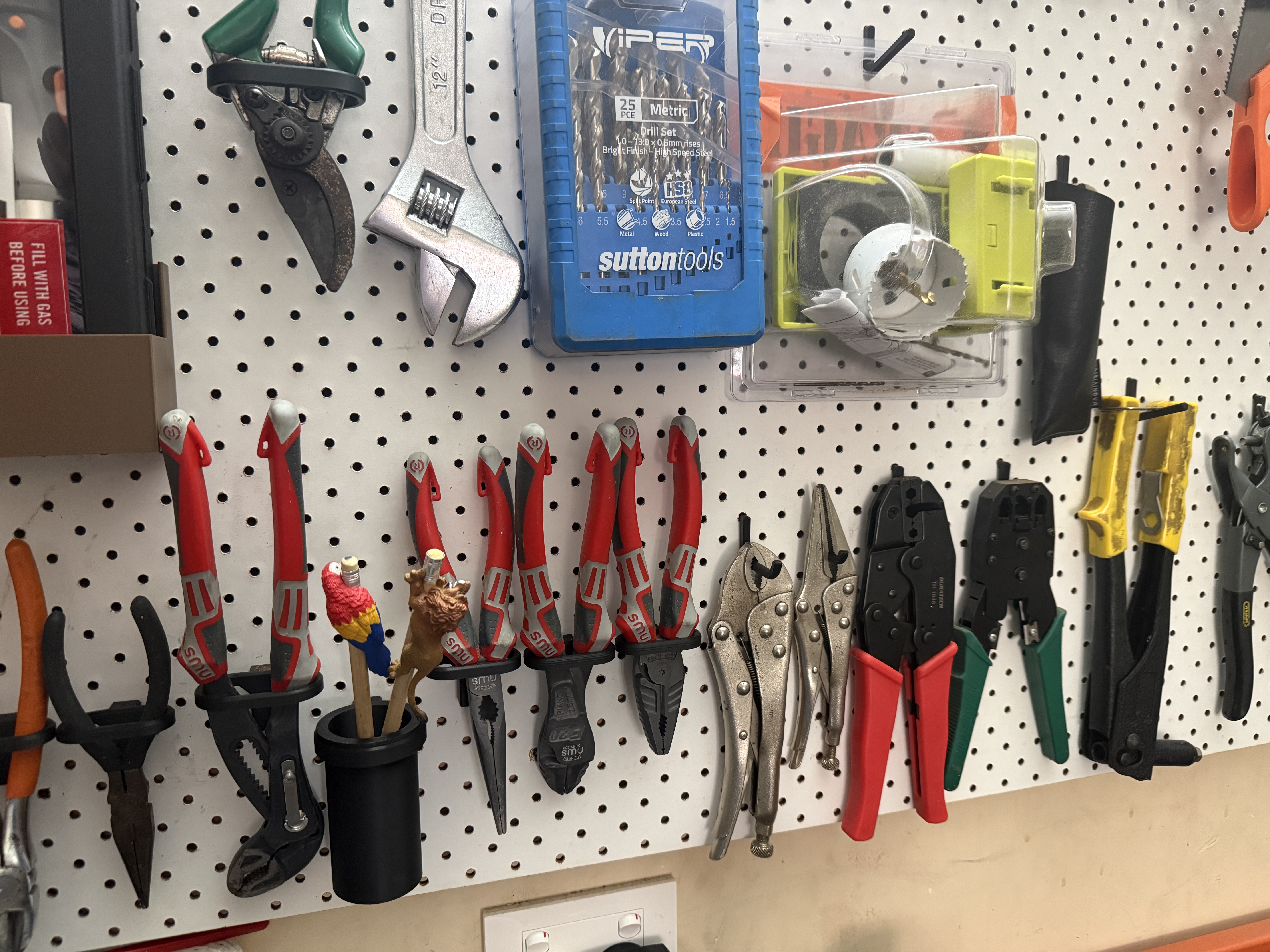 Miniatura 4 do modelo 3D Pegboard hook & mount sets