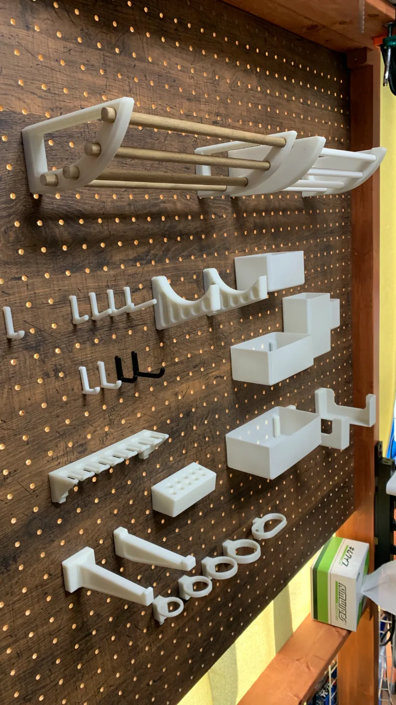 Pegboard hook & mount sets view 4
