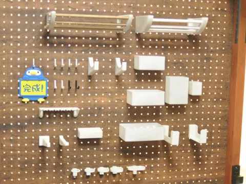 Pegboard hook & mount sets