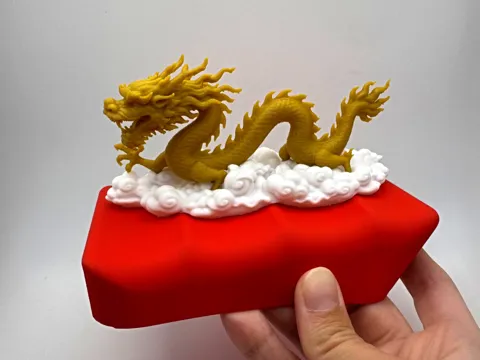 Accesorio para impresora 3D: Vietnamese Dragon Rồng Cyclo Decor - NO AMS — referencia de MakerWorld