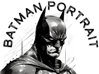 Batman Hueforge sketch