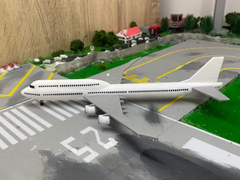 Accesorio para impresora 3D: 1:400 scale Boeing 747-8I — referencia de MakerWorld