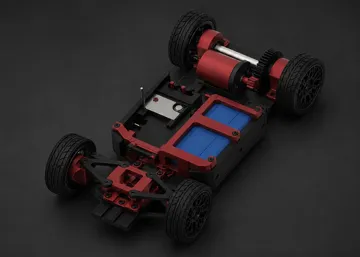Modelo para impresión 3D: ML-16 3D printed RC chassis — vista de referencia 5