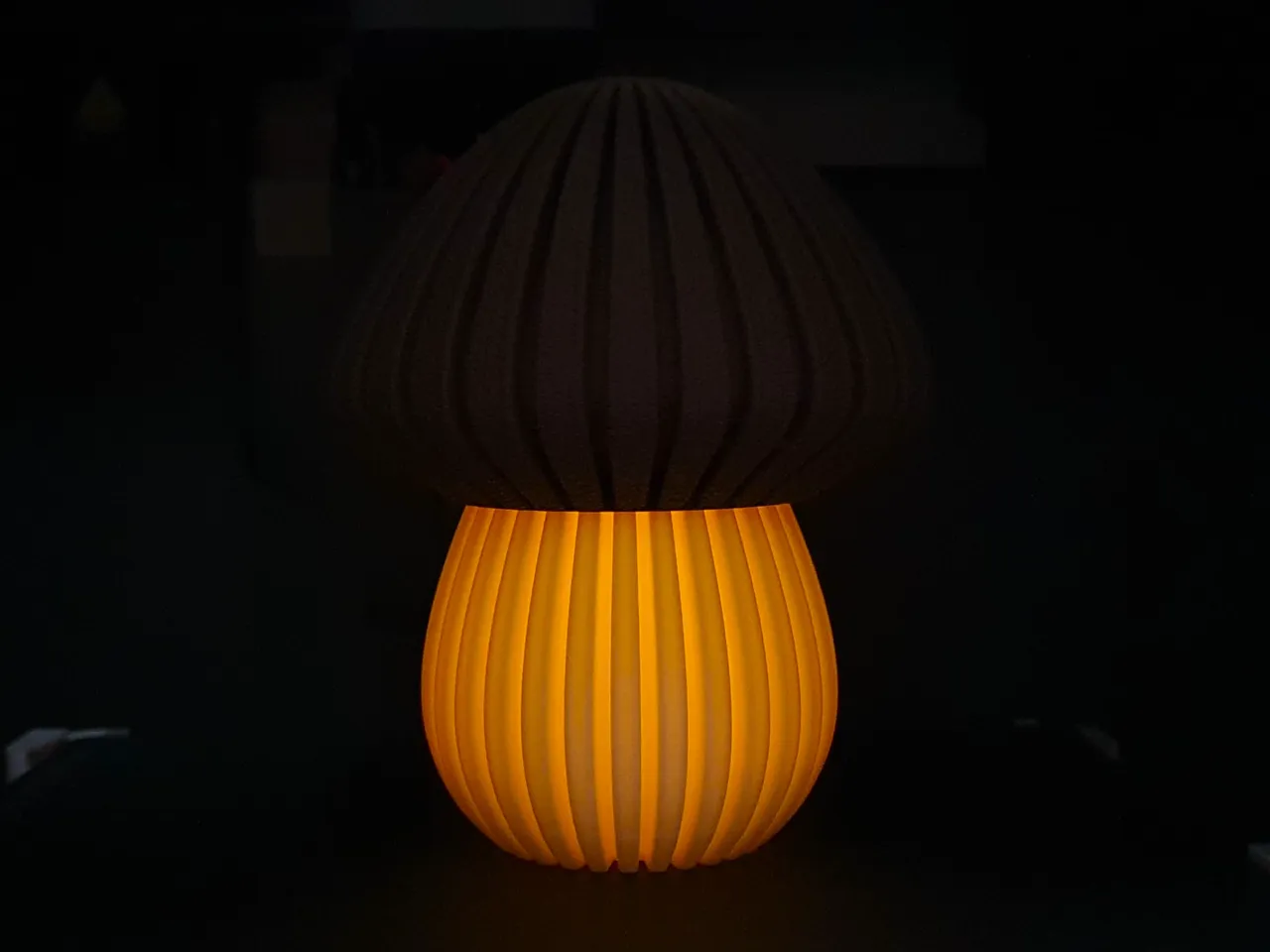 Mushroom decoration (tealight compatible) view 2