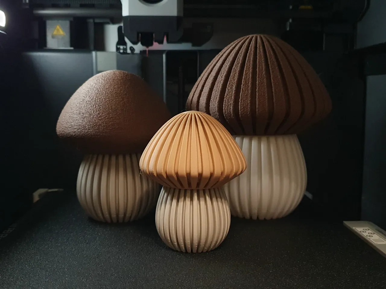 Mushroom decoration (tealight compatible) view 3