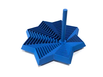 Objeto manipulable: 8 Point Expanding Star Fidget (Print In Place) — vista de referencia 2