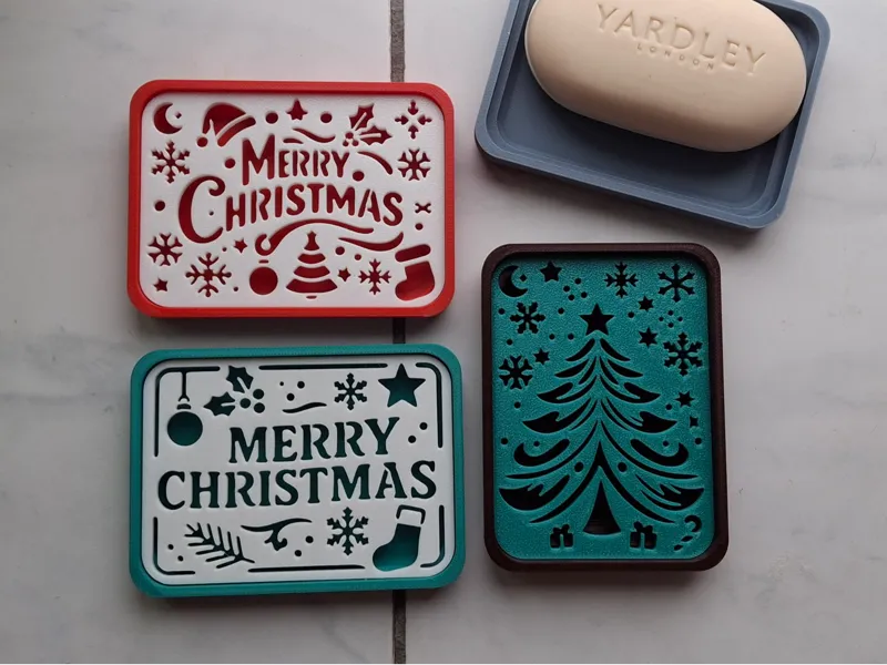 Soap Dish / Sponge Holder Christmas Collection