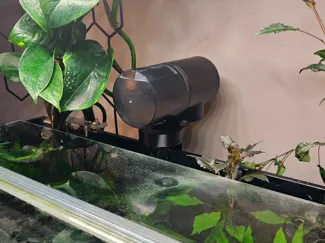 Offset mount for Aquarium Co-Op Auto Feeder