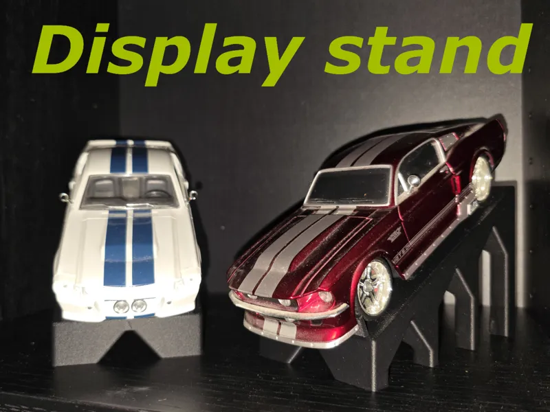 Display stand for model cars (1/24 scale)