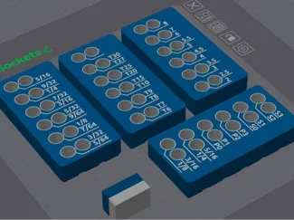 Tekton Bit Socket Set Organizer for Gridfinity