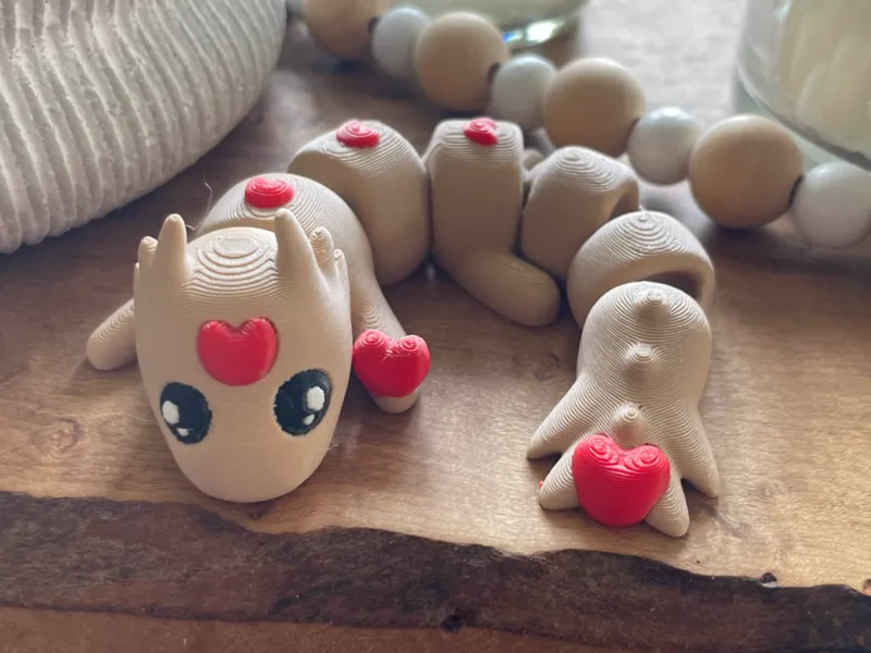 Articulated Baby Heart Dragon 
