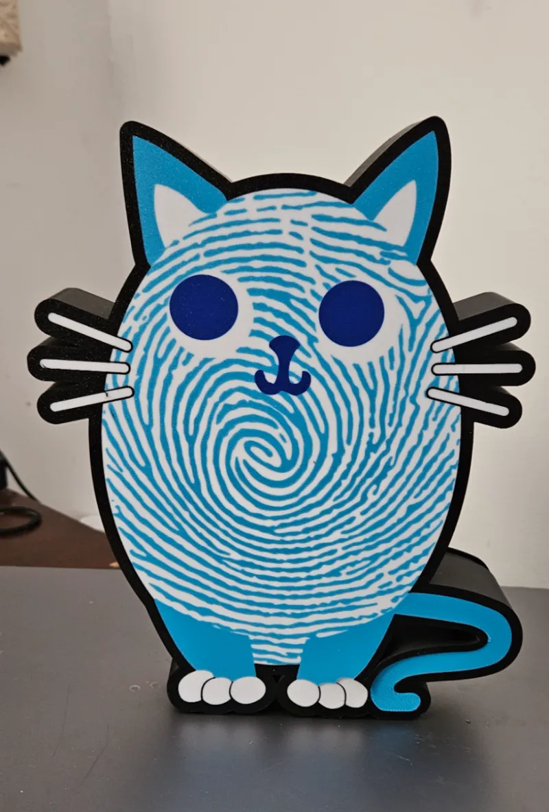 Fingerprint Cat Light Box - Baby Panda World