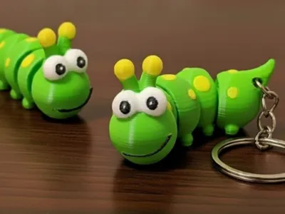 Flexi Caterpillar Fidget - Articulated Toy